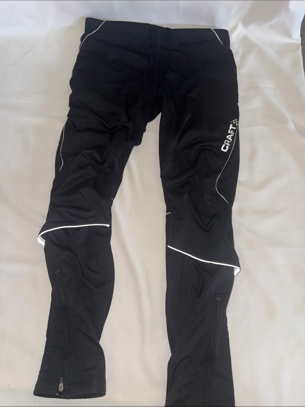 Craft Black Tights with Reflective Trim